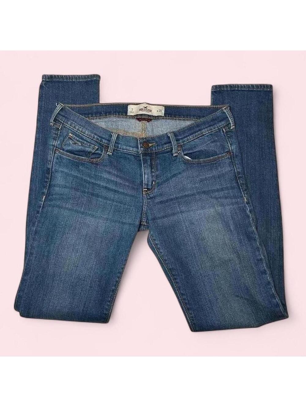 Hollister Social Stretch Blue Jeans Size 7 W28